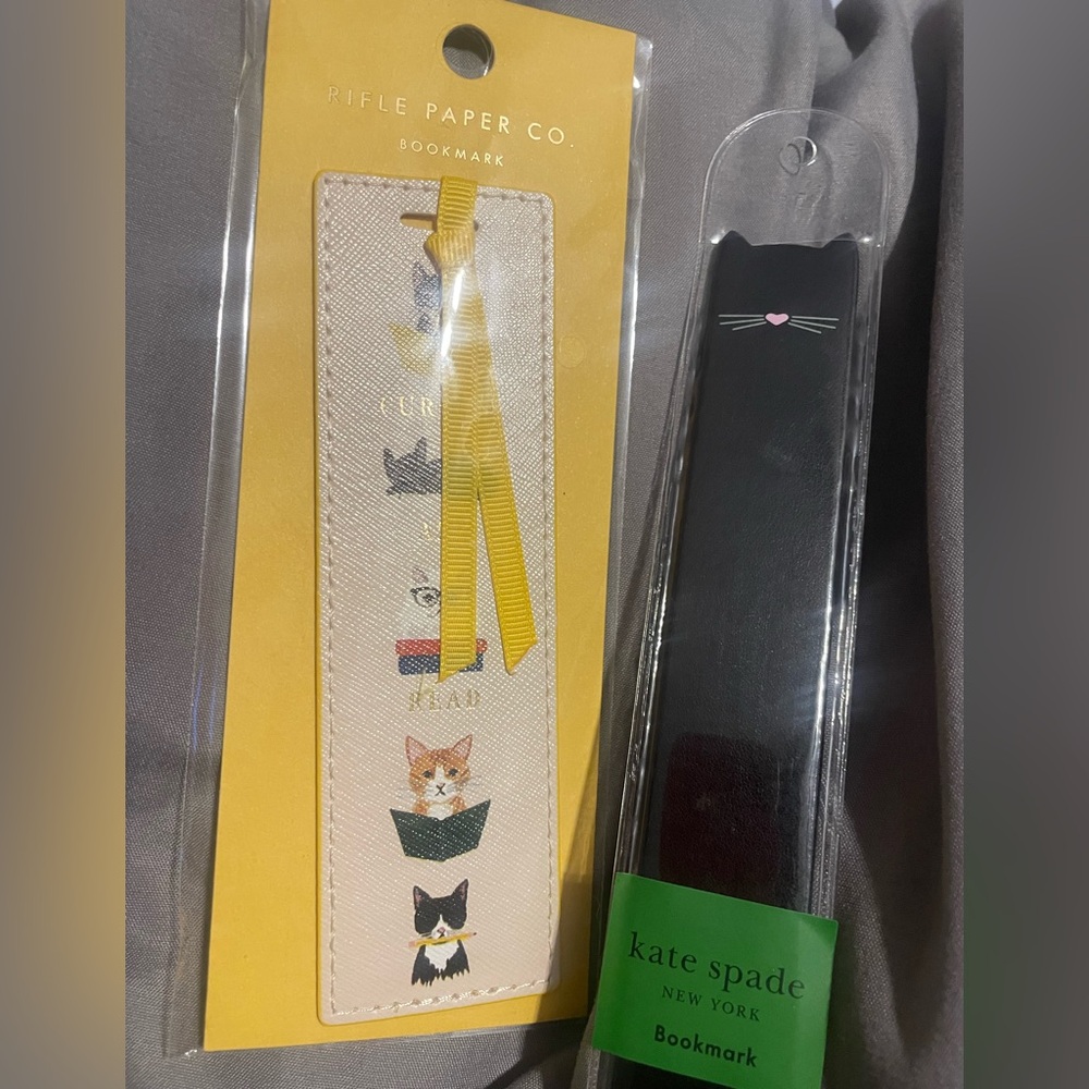 Cat bookmark set